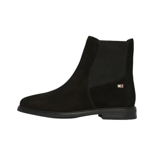 Tommy Hilfiger Enamel Flag Chelsea Boots 2.7cm Women's Black