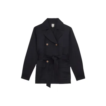 INES DE LA FRESSANGE Coat Women's Marine Blue
