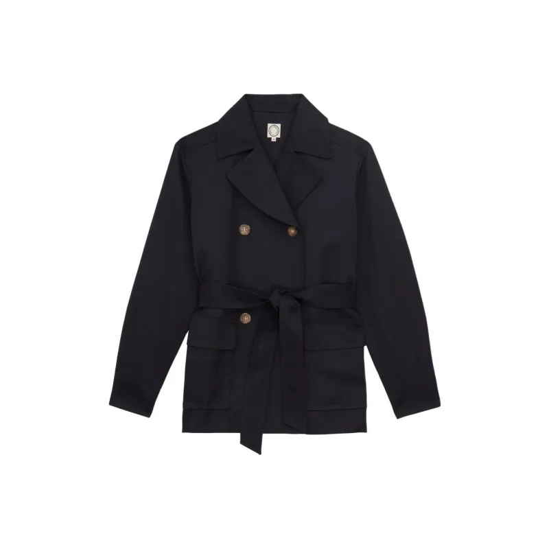INES DE LA FRESSANGE Coat Women's Marine Blue-0