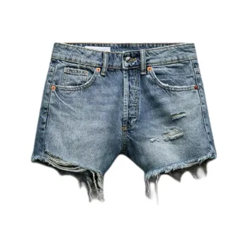 ZARA Denim Shorts Women's Blue