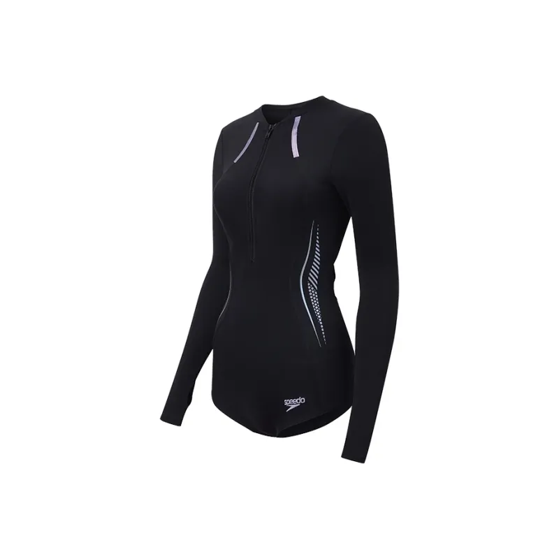Speedo One piece Swimsuit Women's Black/Purple-0