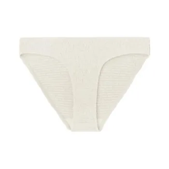 TOTEME Smocked High-waist Bikini Bottoms