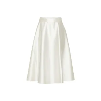 ARITZIA Babaton Futurism Satin Skirt Casual Long Skirts Women's Light Birch/Light Birch