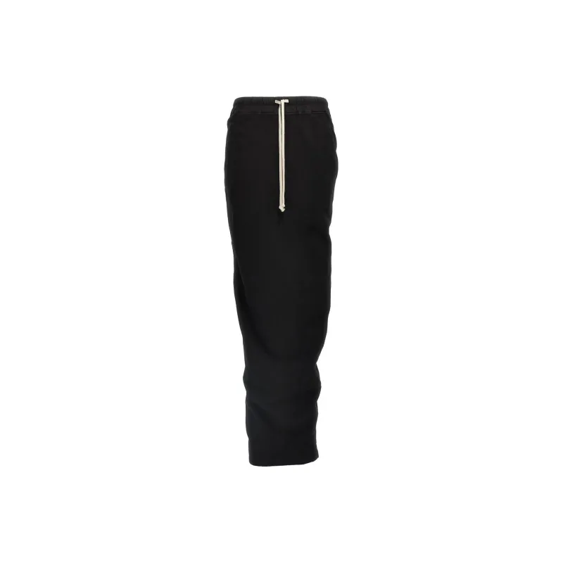 Rick Owens DRKSHDW Pull On Pillar Drawstring Skirt-0
