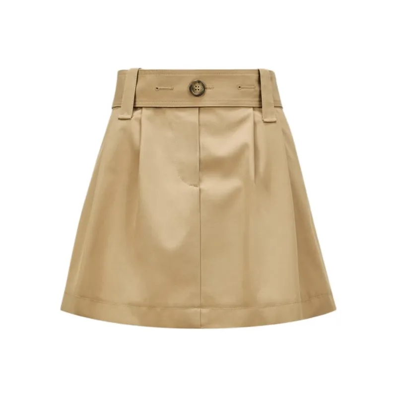 Moncler Mini Gabardine Skirt-0