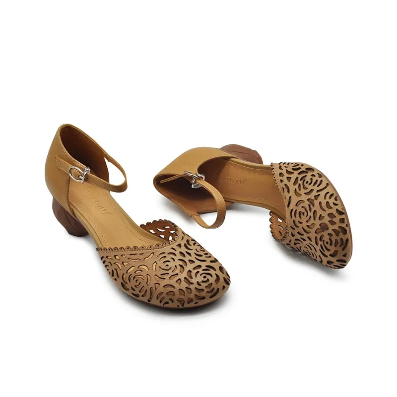 ARTMU Chunky Heel High Heels 6cm Women's-12