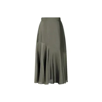 THE SEA LIFE Casual Long Skirt Women's Olive Green