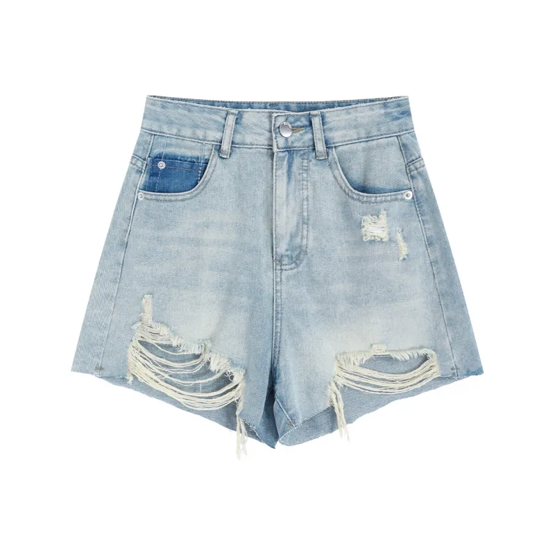DGMZ Denim Shorts Women's Blue-0
