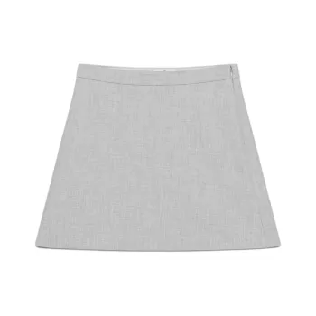 ARITZIA Babaton Sphere Skirt Casual Short Skirts Women's Heather Chrome Gray