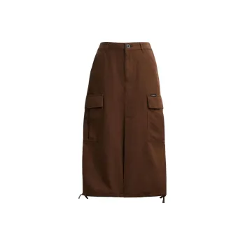 COACH SS24 Casual Long Skirt Women's Brown