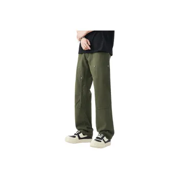 EPTISON Casual Pants Unisex Army Green