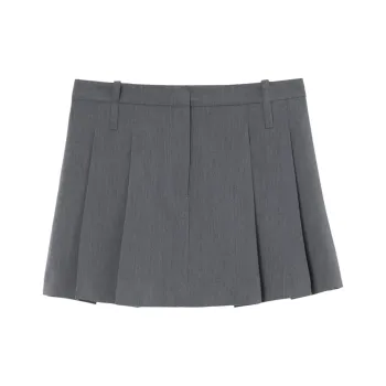 PINKO Classic Pleat Detailed Mini Skirt