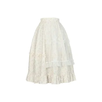 SNBL Casual Long Skirts Women's Apricot