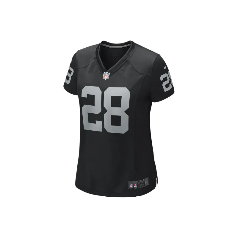 Nike NFL Las Vegas Raiders Josh Jacobs Soccer Jerseys Women's Black-0