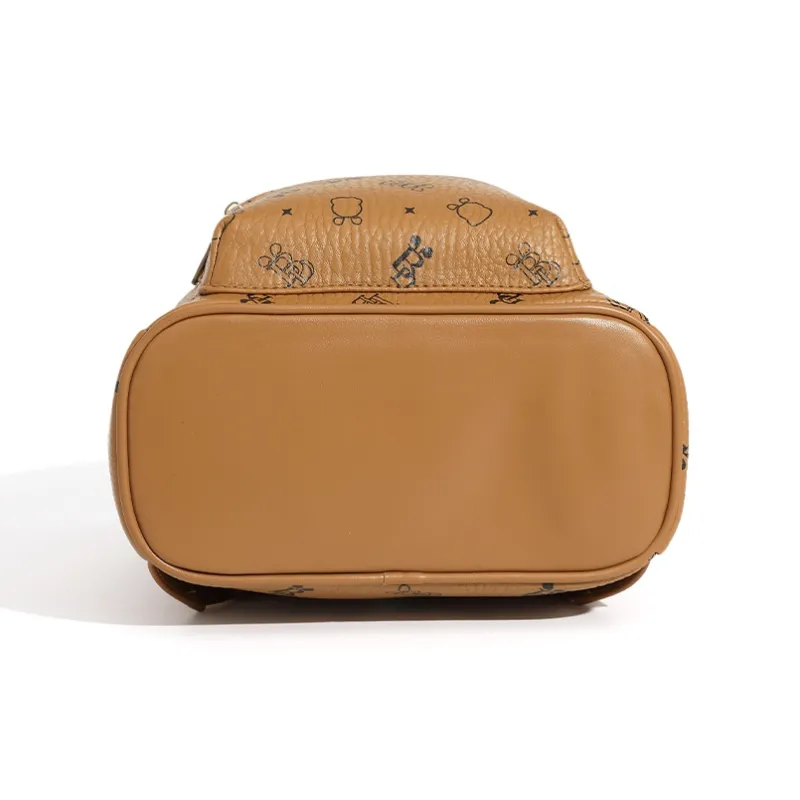 BOBDOG PU Backpack Women's Pink/Brown-11