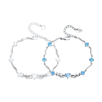 Beth Jewelry Sterling Silver 999 Pure Silver Bracelets Women's