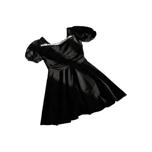 Xu Susu One-Piece Swimsuits Women's Black