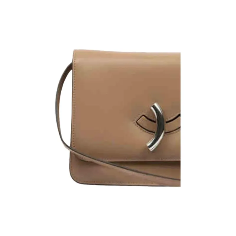 Little Liffner Cow Leather Shoulder Bag Small Size Women's Taupe-2