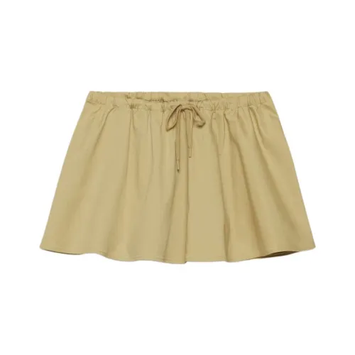 ARITZIA FW24 Sunday Best Boba Skirt Casual Short Skirts Women's Wicker Tan