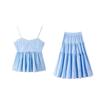 ETSE Two Piece Skirt Sets Women's