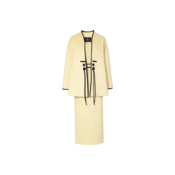 Duffy Fashion Skirt Set Women's Custard