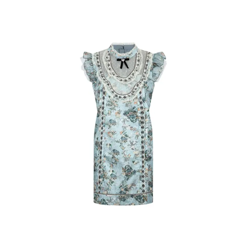 LULUALWAYS Short Sleeved Dress Women's-0