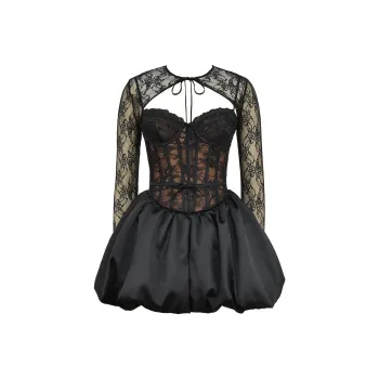 HOUSE OF CB Beauty Skirt Set Women's BLACK/Black