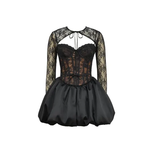 HOUSE OF CB Beauty Skirt Set Women's BLACK/Black
