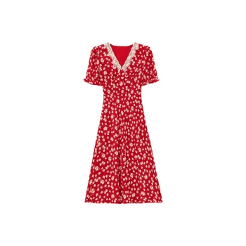 Ning Cai Yuer Short Sleeved Dress Women's