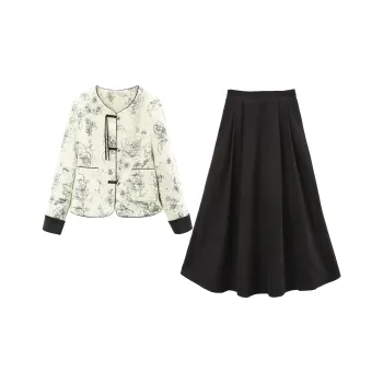A Paradise For Awakening Skirt Set Women's Black