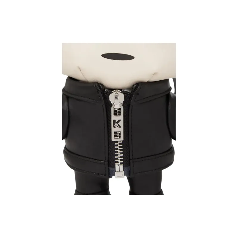 KARL LAGERFELD IKON PU Shoulder Bag, Crossbody Bag Women's White & Black-4
