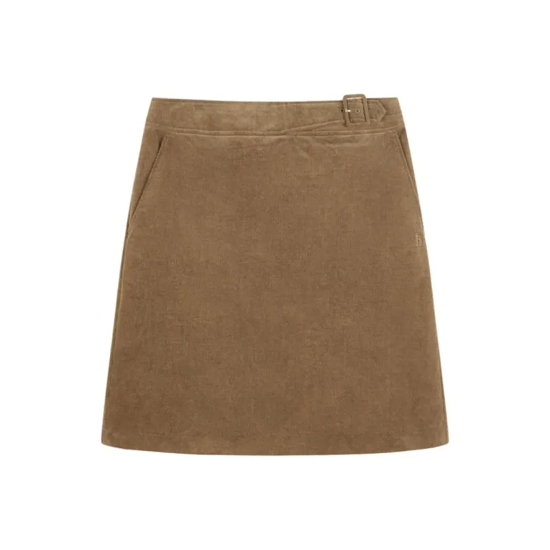 HAZZYS Casual Short Skirts Women's Brown-0