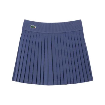 LACOSTE Casual Short Skirts Women's Purple/Light Blue