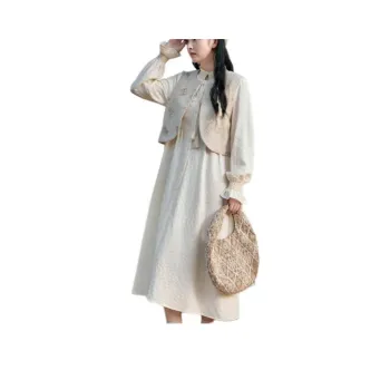 ZIHAN Skirt Set Women's Beige Gold