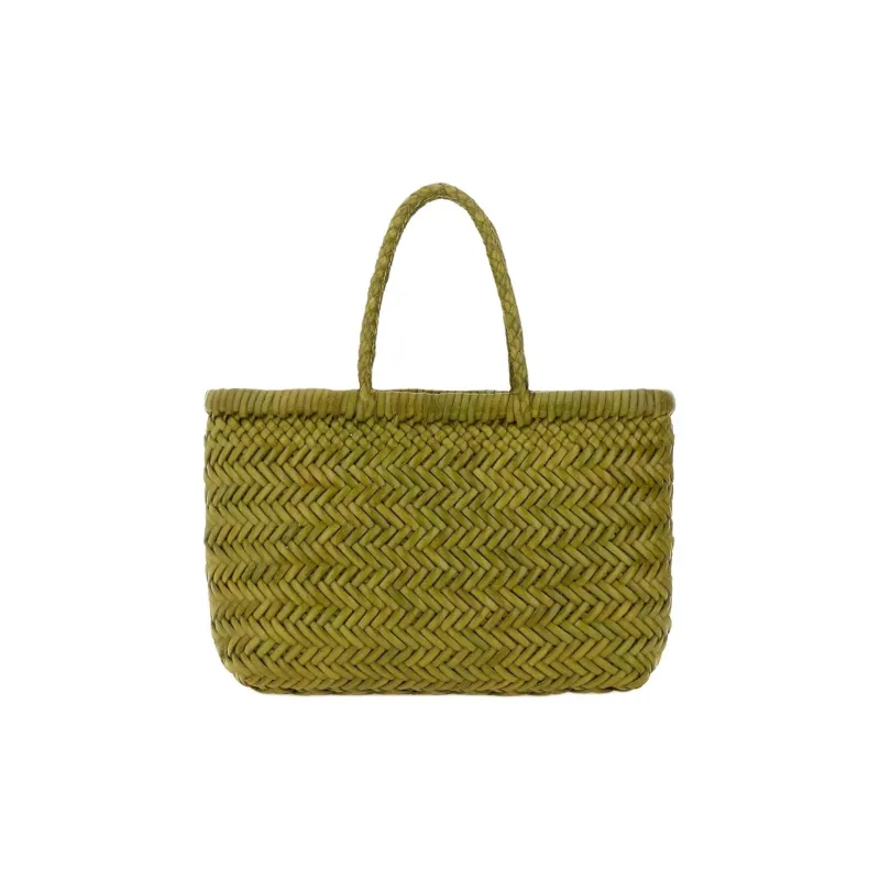 Dragon Diffusion Leather Handbag Mini Women's Yellow Green-0
