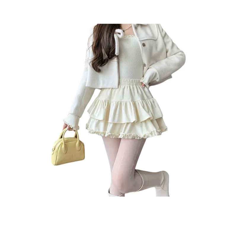 MM Casual Short Skirts For Fall And Winter Women's-2