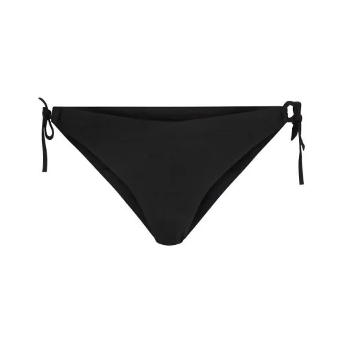 Victorias Secret PINK STRING BIKINI BOTTOM / Pure Black Swimming Shorts Womens Pure Black Hotel Karl String Bikini Bottoms