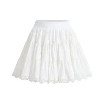 ELEVEN SLEEP Casual Short Skirts Women's White