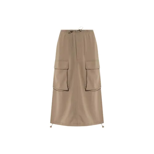 MM6 Maison Margiela Long Skirt 'Bus Green'