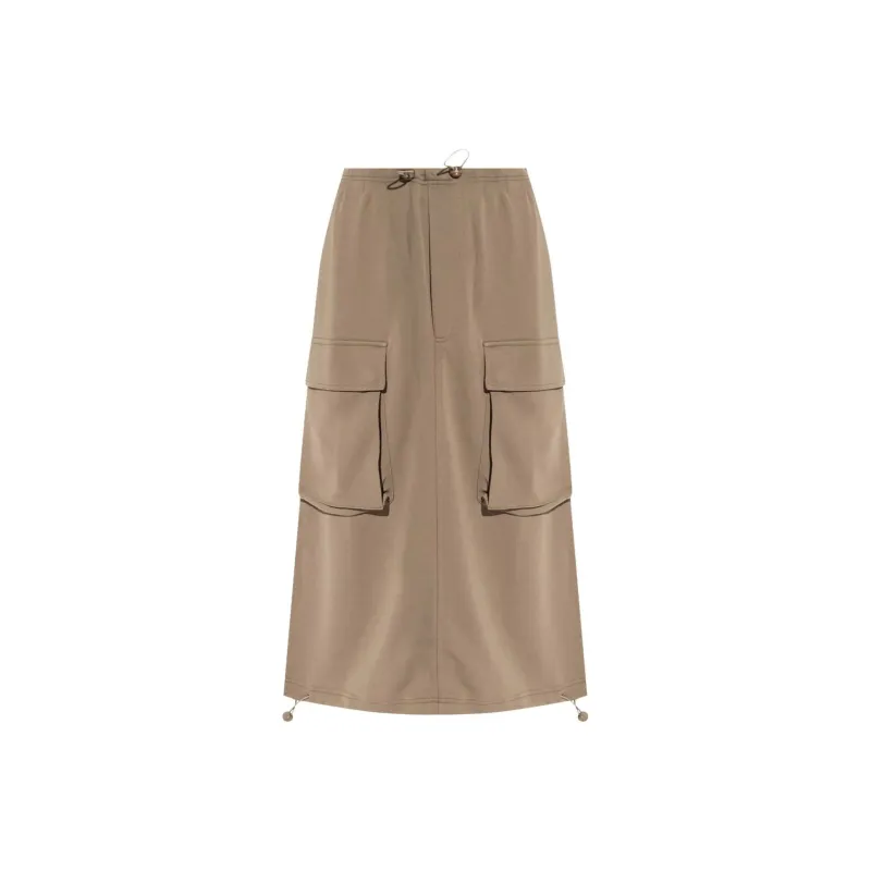 MM6 Maison Margiela Long Skirt 'Bus Green'-0