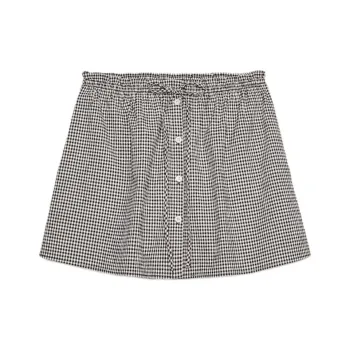 ZARA Casual Short Skirts Women's Dark Brown