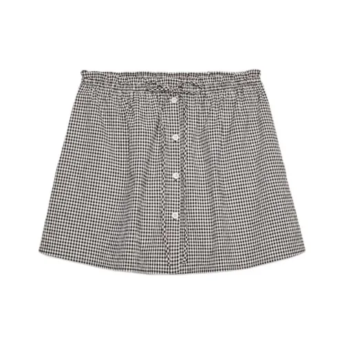 ZARA Casual Short Skirts Women's Dark Brown