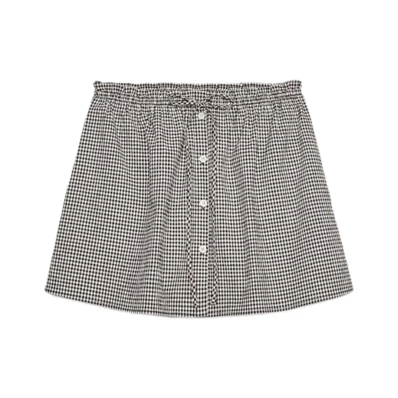 ZARA Casual Short Skirts Women's Dark Brown-0