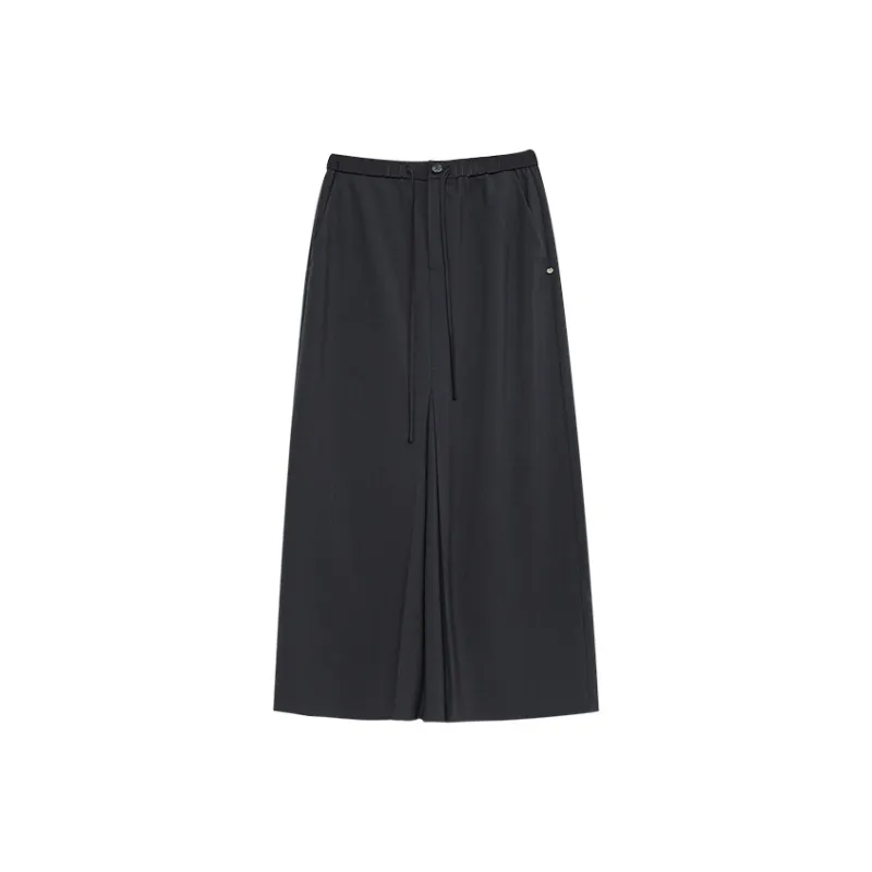 THE SEA LIFE Casual Long Skirt Women's Clover Gray-0