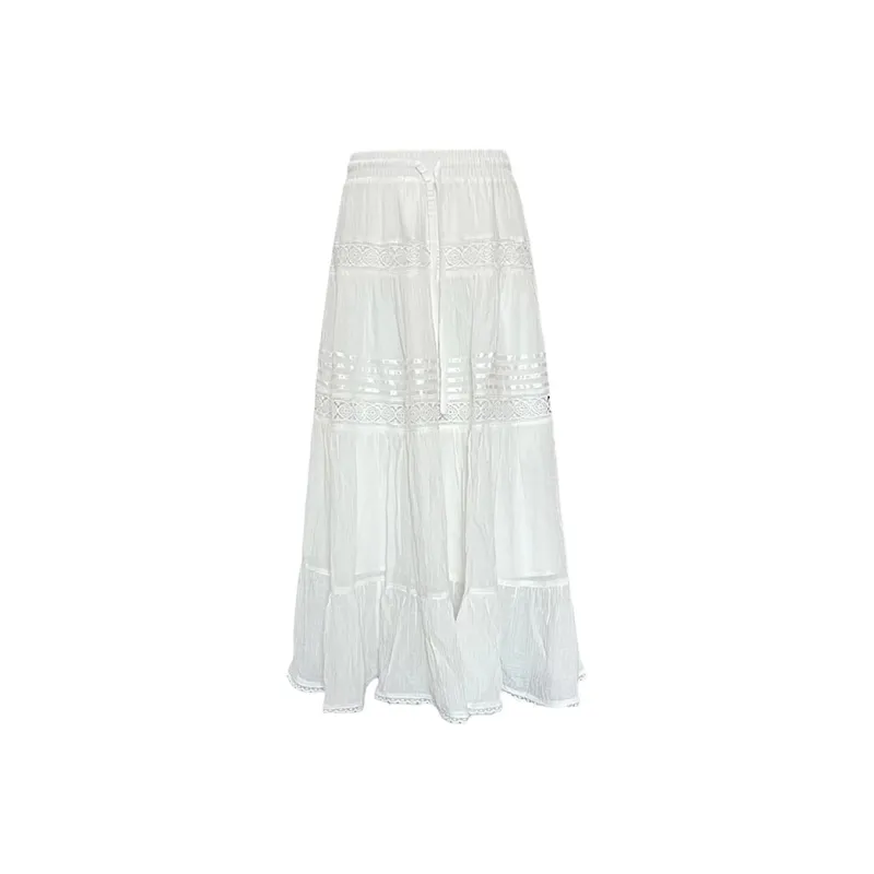 MJB Casual Long Skirts Women's White-0