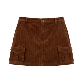 LEDIN Casual Short Skirts Women's Latte Umber