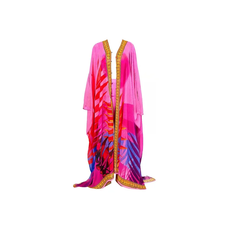 Victoria's Secret BFYNE Rhea Kaftan / PBP One-piece Swimsuit Women's Pink/Blue-0