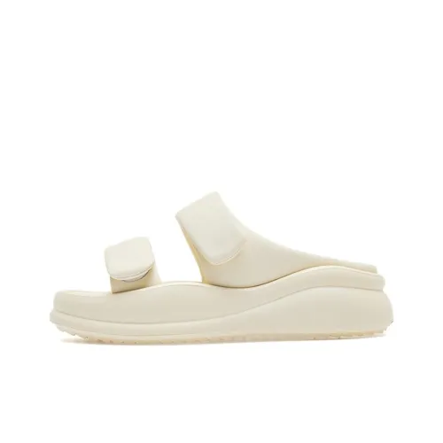AGSDON PVC Polyvinyl Chloride Quiet Slip Resistant Slide Slippers Women's