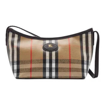 Burberry Cotton Shoulder Bag Mini Women's Sand