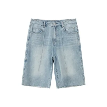 NO ONE ELSE Denim Shorts Unisex